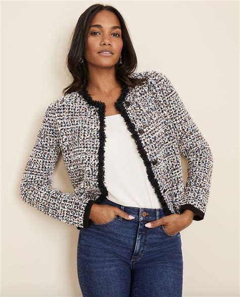 chanel tweed jacket look alike.